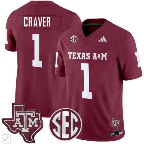 Mens Youths Mario Craver Maroon Stitched Jersey Vapor - Picture 1 of 1